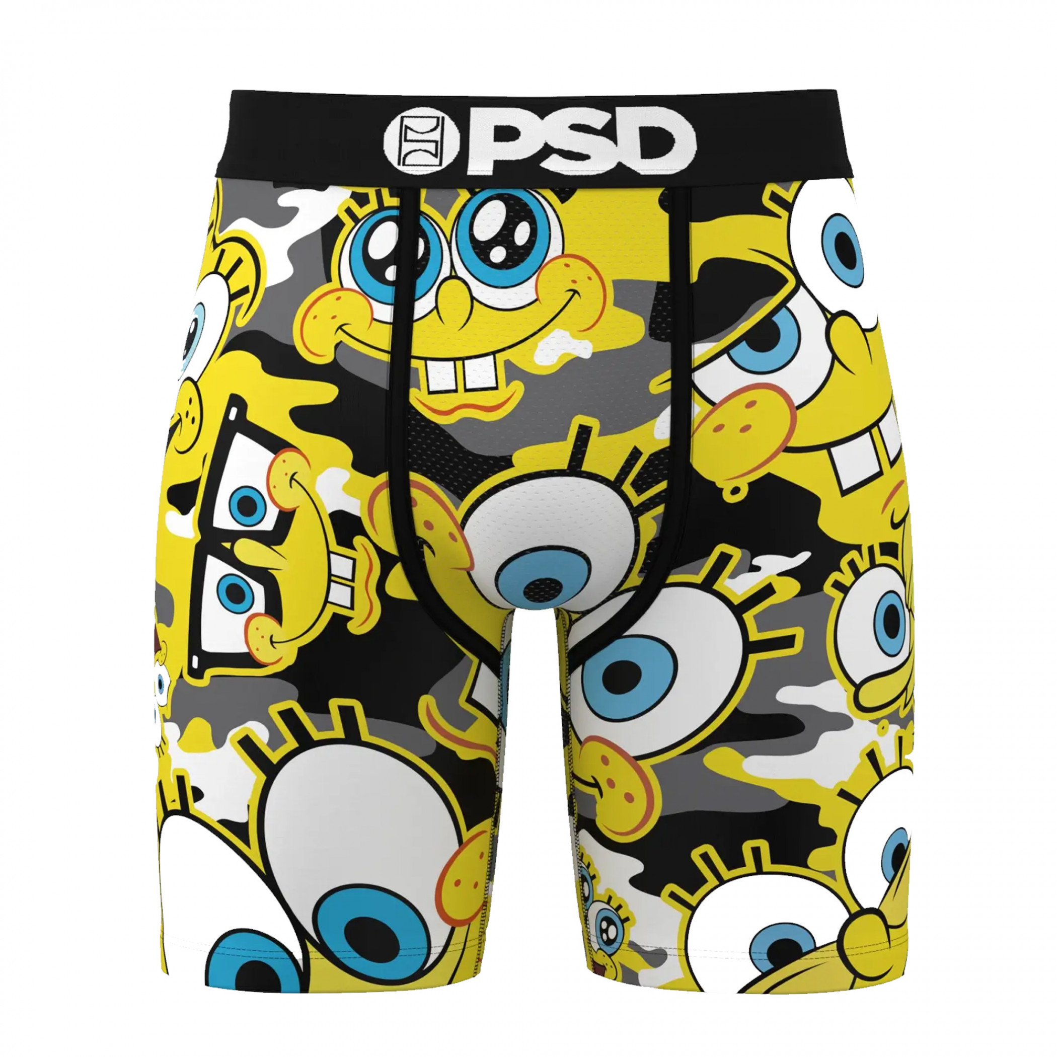 SpongeBob SquarePants Face Camo PSD Boxer Briefs